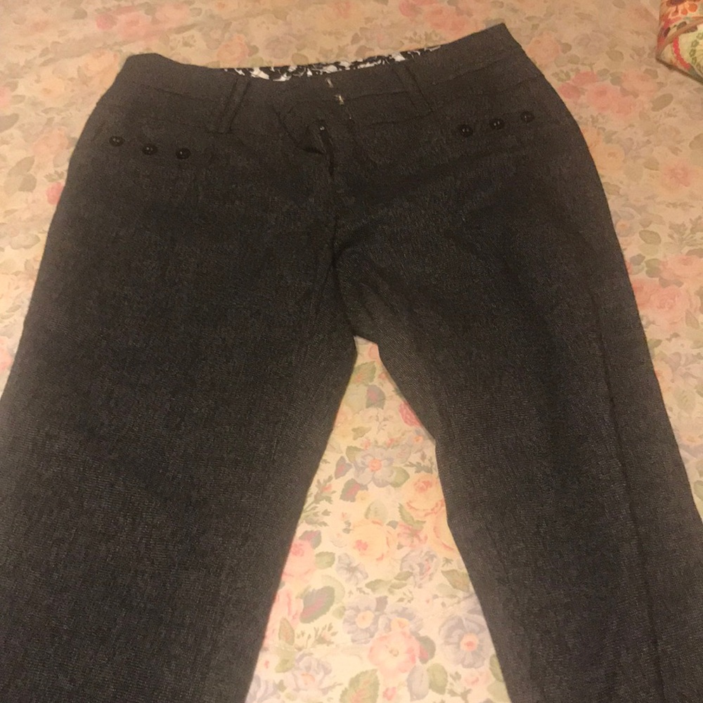Dress pants wide waist band